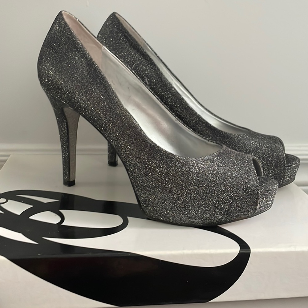 Nine West sparkly pumps